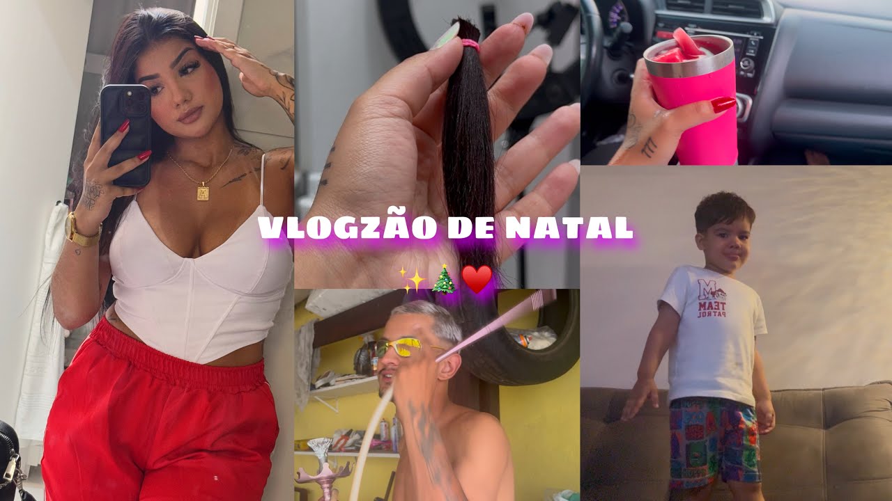 VLOGZÃO DE NATAL | glowup, rolezinho misterioso, cortei meu cabelo, progressiva, bebedeira e maiss 🩷