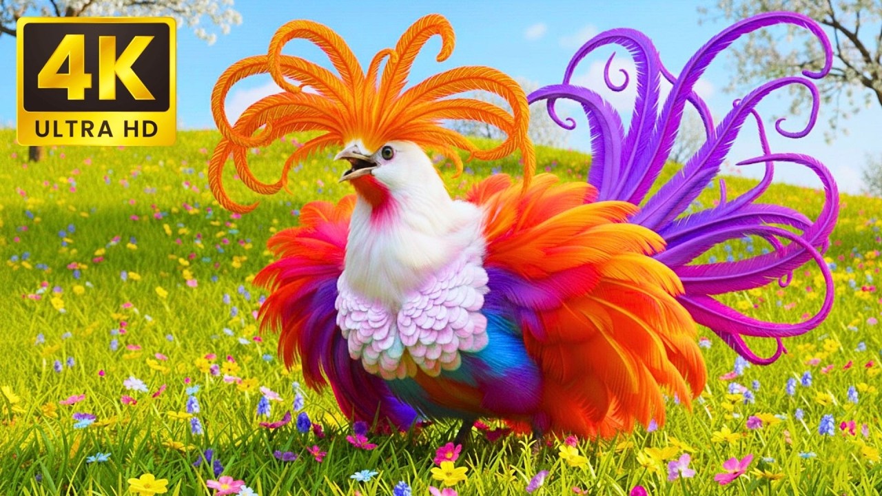 🕊️ Stunning Wild Birds in Nature 🌺 Calming & Peaceful Relaxation Video 🎶