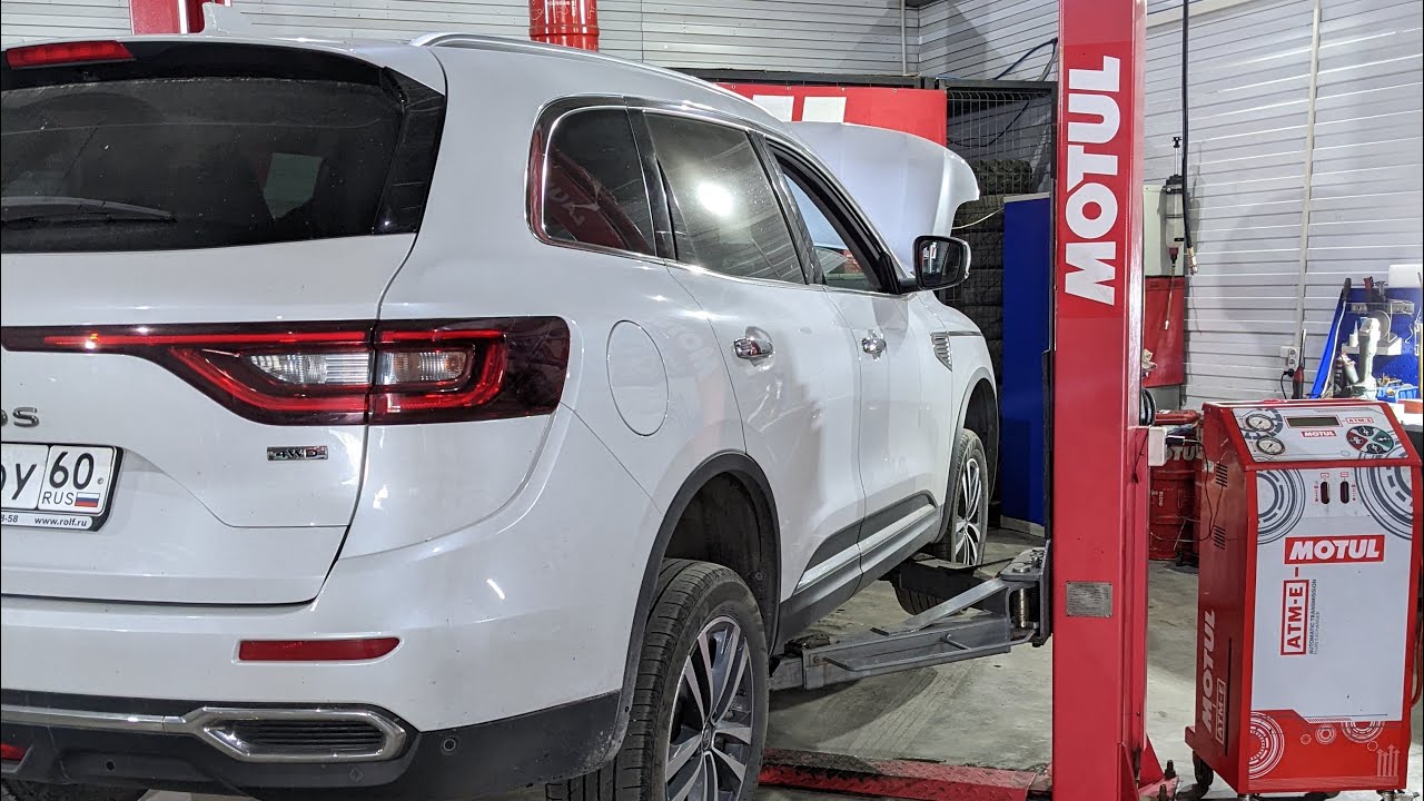 Замена масла в вариаторе Renault Koleos 2 jatco jf016e