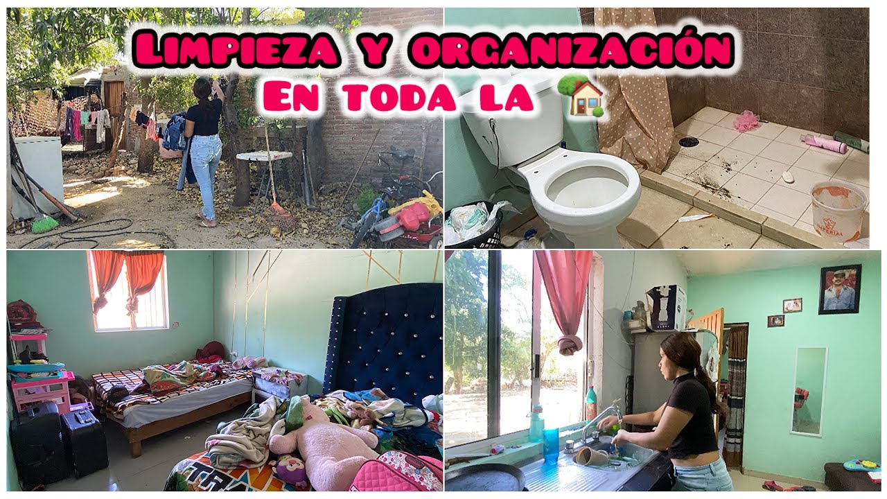 Limpieza  en toda la casa / día productivo / motívate