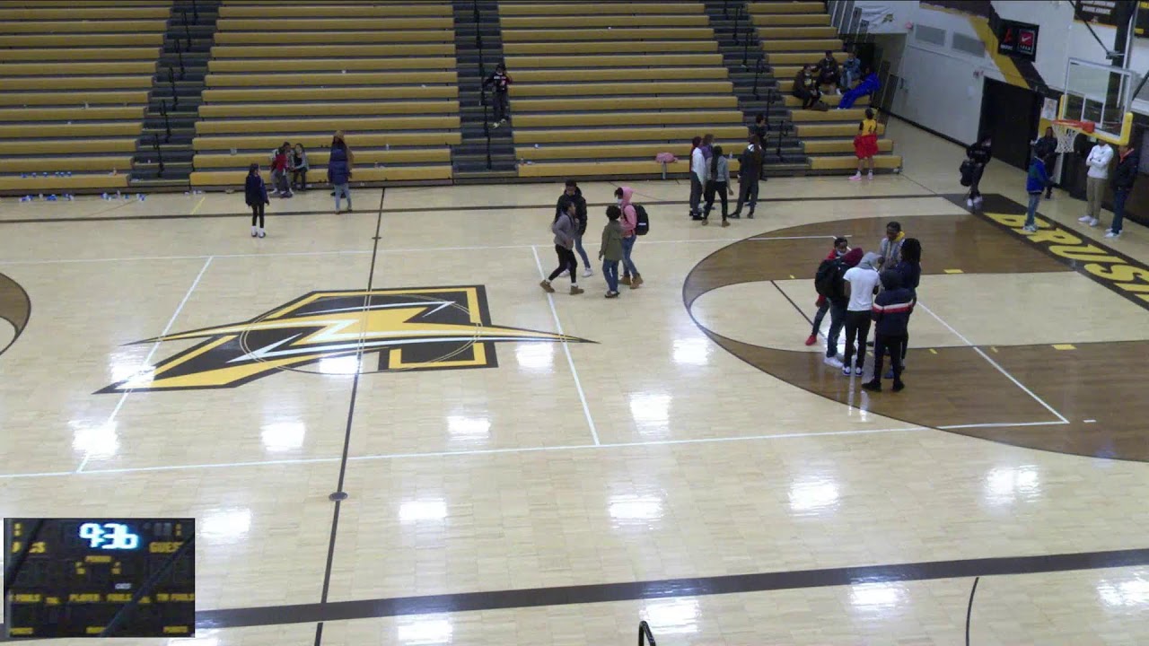 Brush High School vs Glenville High School Boys' Varsity Basketball