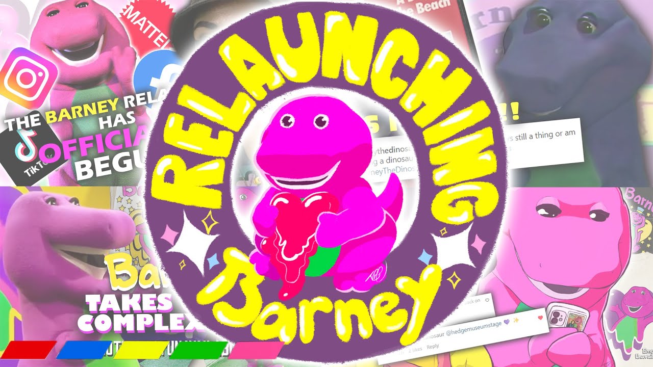1 Hour of Mattel's Relaunch of the BARNEY THE DINOSAUR Franchise