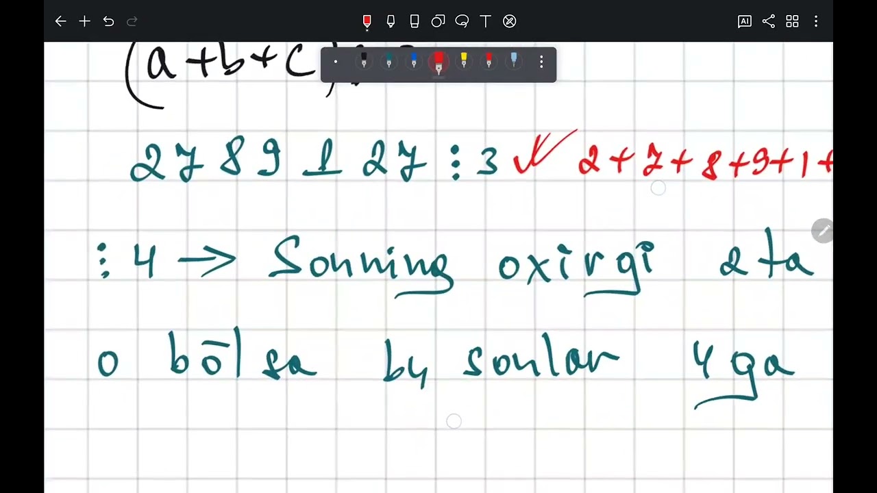 15-dars. Bo’linish belgilari 1-qism | Prezident maktabi | Nodirbek Math | Yosh iqtidor egalari