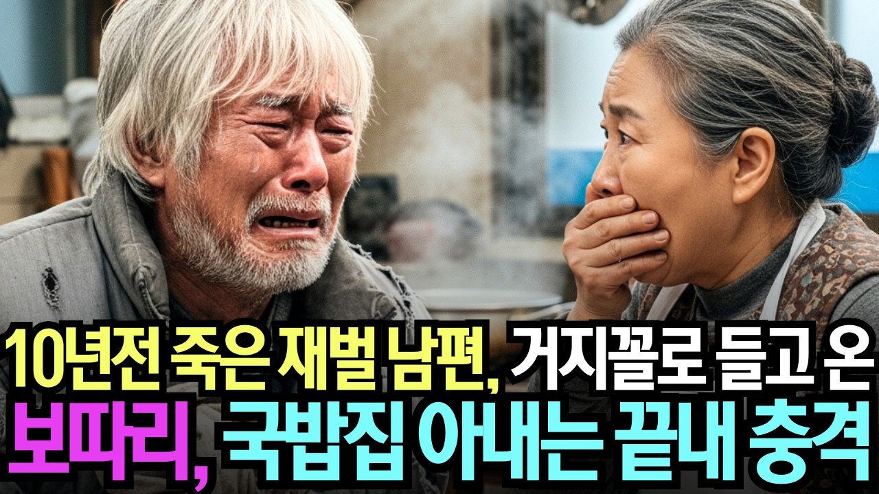 10년 전 장례까지 치른 남편이 새벽 국밥집 문을 열고 거지꼴로 들어왔습니다 | 시니어사연 | 감동사연 | 인생사연 | 노후이야기 | 오디오북