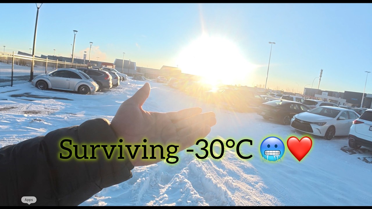How to Survive -30°C in Calgary😭 🇨🇦 | Extreme Winter Outfit Guide