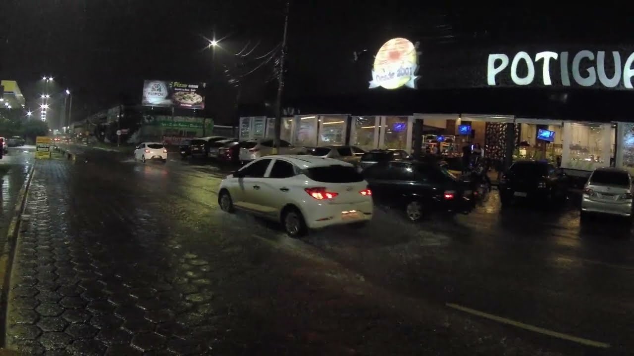 [4K]🇧🇷Night Walk In The Rain Brasilia,Brazil Part 1