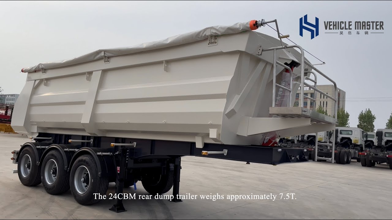 3 Axle Rear Dump Trailer