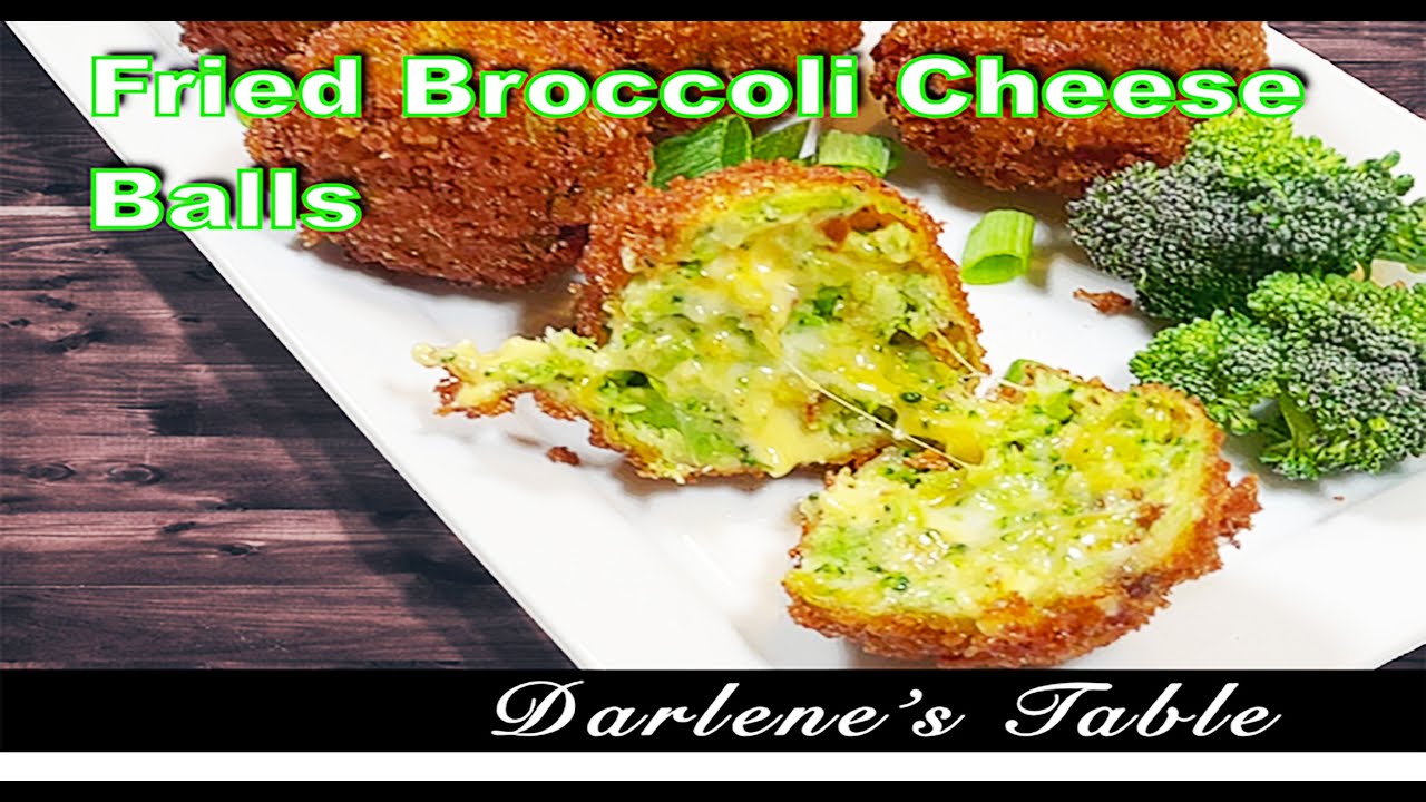 Fried Broccoli Cheese Balls