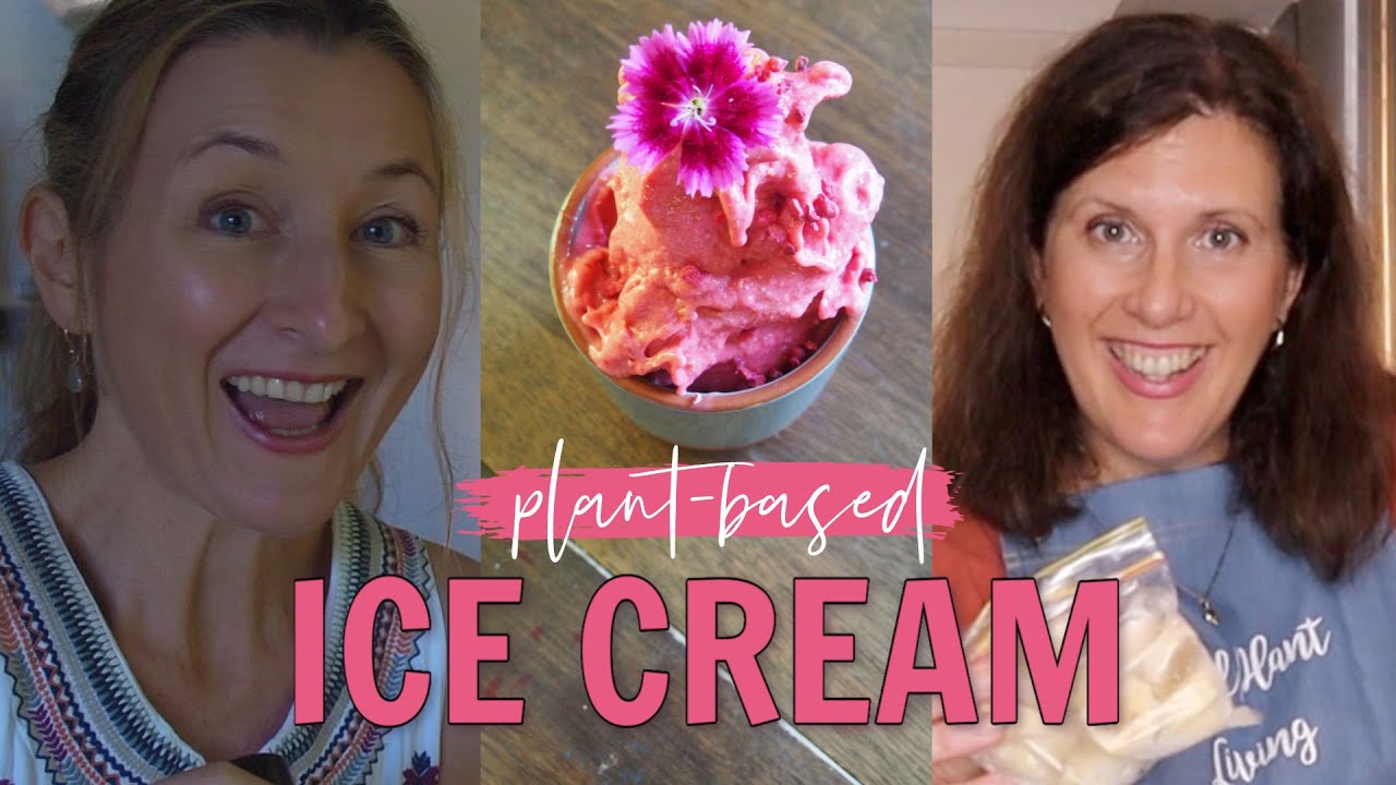 *COOK WITH ME* How to make PLANT BASED NICE CREAM (Vegan Ice Cream) in your Vitamix or Thermomix