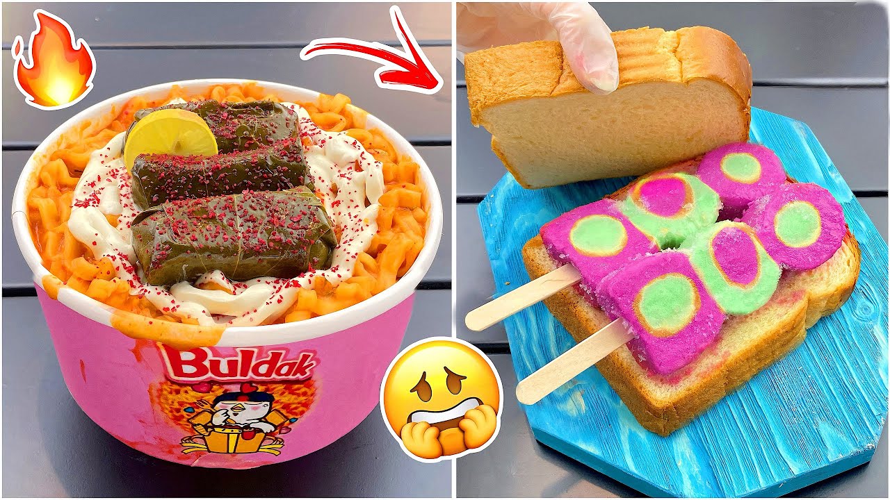 جربت أغرب وصفات المتابعين 😝!! توست الايسكريم😰!!