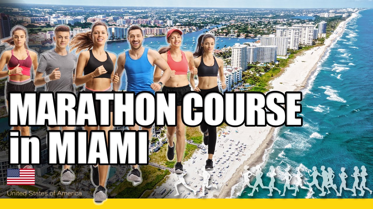 Marathon course at Miami Marathon