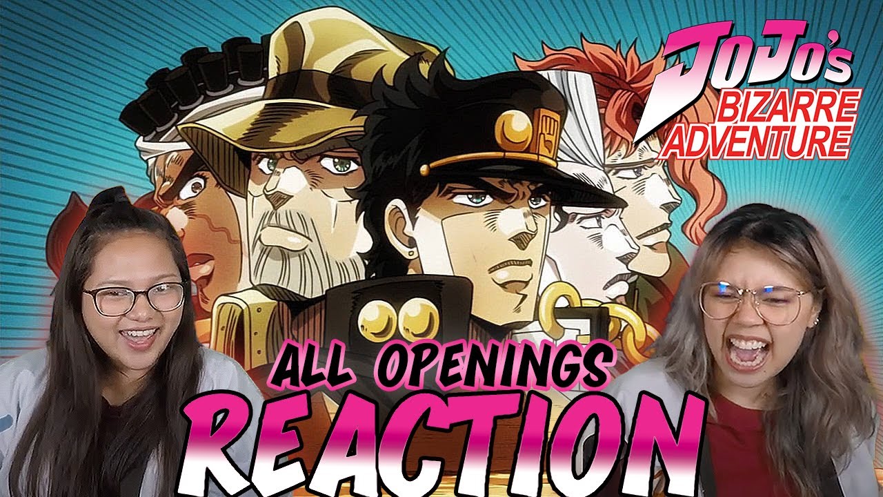 FIRST TIME TO WATCH JOJO's BIZARRE ADVENTURE OPENINGS | THESE ARE SO UNIQUE AND CRAZY!! 🔥
