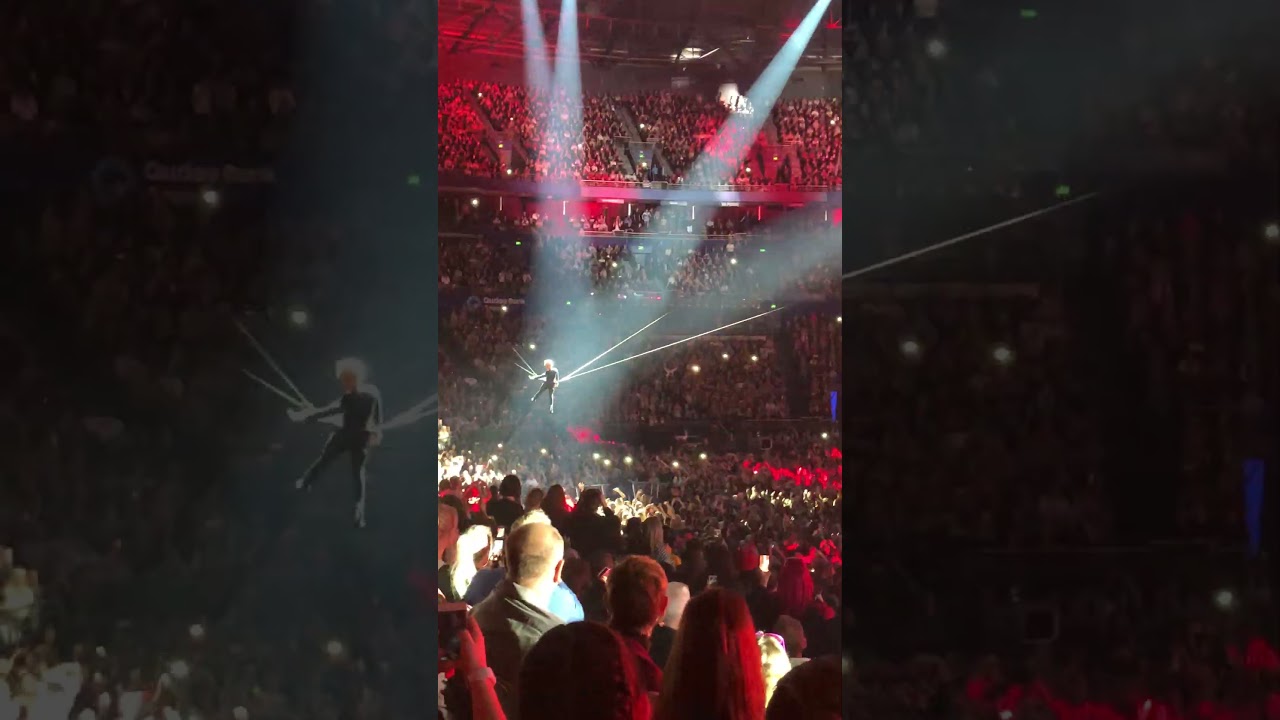 P!nk flying around arena So What Sydney August 2018 Beautiful Trauma World Tour Pink 