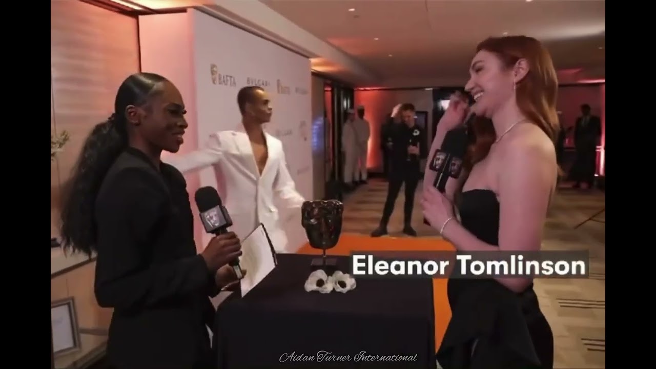 BAFTA 2024 15 February in London My montage made just with Aidan Turner and Eleanor Tomlinson