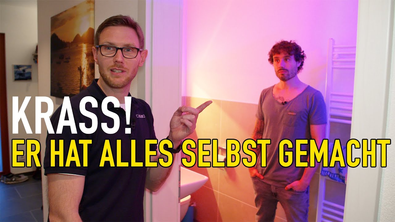 ER hat sein KNX Smart Home Haus komplett selbst gemacht. Dank uns natürlich!