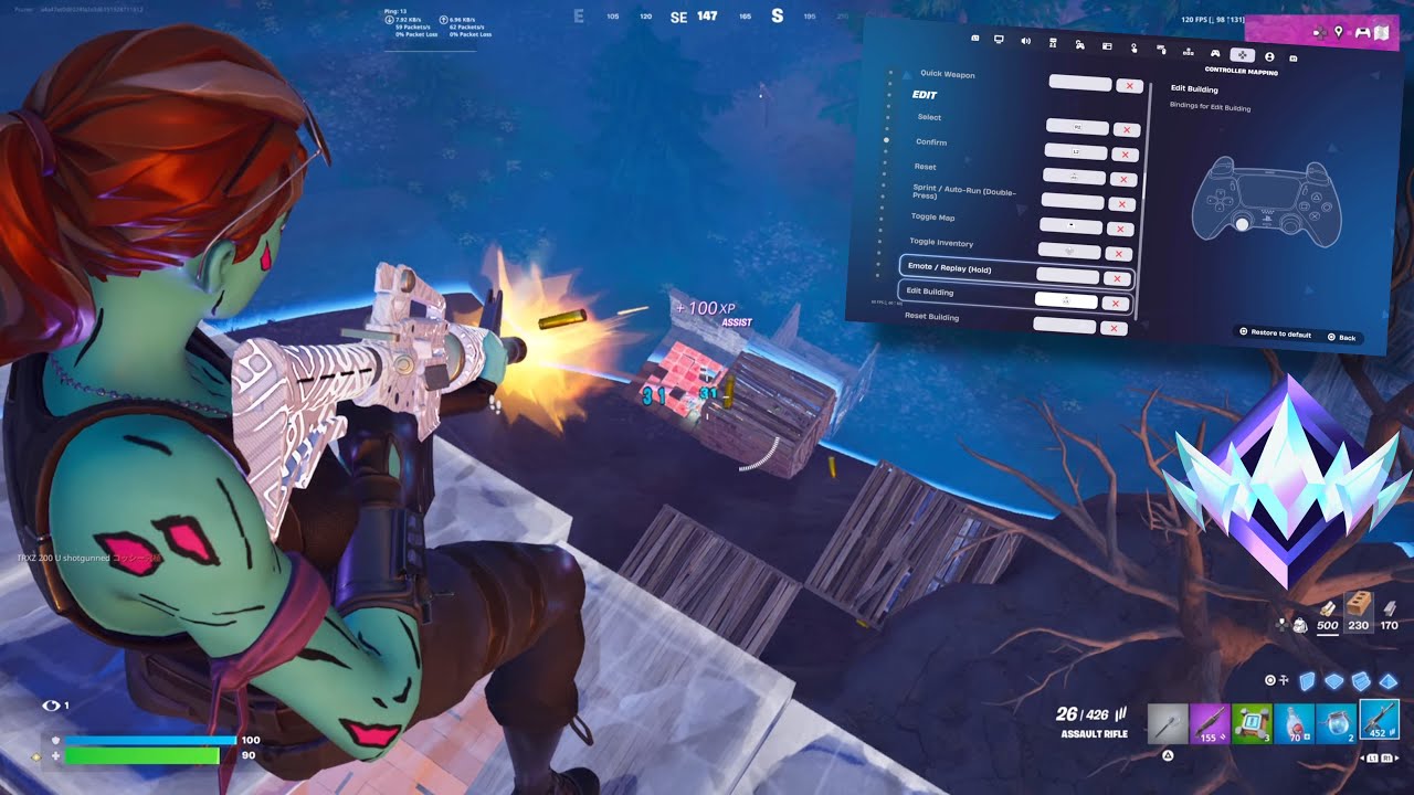 PS5 Unreal Reload Ranked Highlights + *New* Best Controller Settings (4K 120FPS)