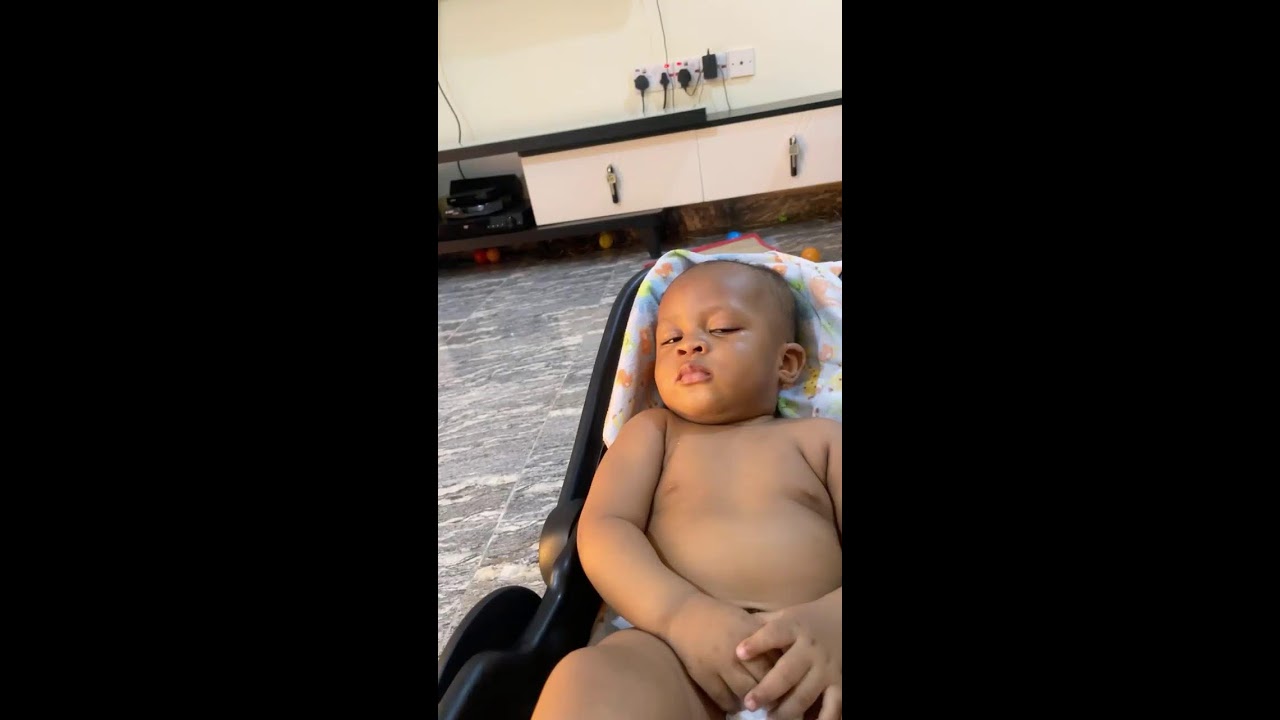 my baby fell asleep gracefully #cutebaby #viral