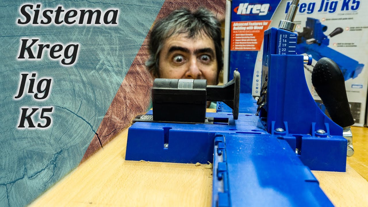 Kreg jig K5 👉👉 unir madera sin tornillos a la vista 👈👈👈 herramientas de carpinter&iacute;a