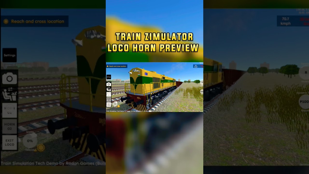 Train Zimulator 2 Alco Horn Testing #shorts#trainzimulator#trainzimulator2#ytshorts#radangames