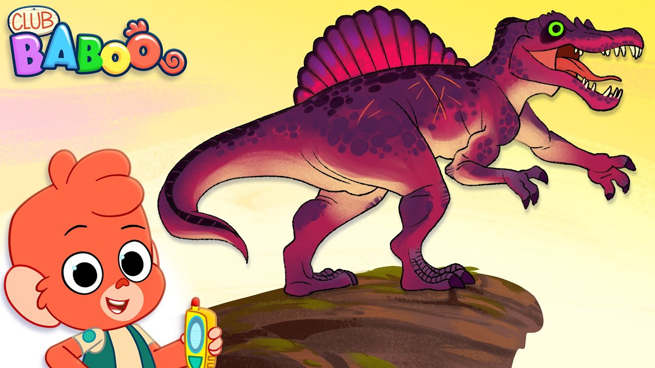 Do you know about the big and strong Spinosaurus | Club Baboo Dinosaurs for Kids