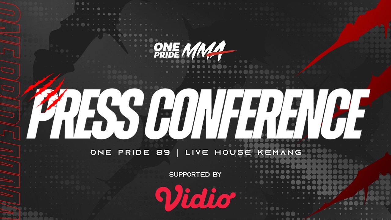 [LIVE] PRESS CONFERENCE ONE PRIDE 89