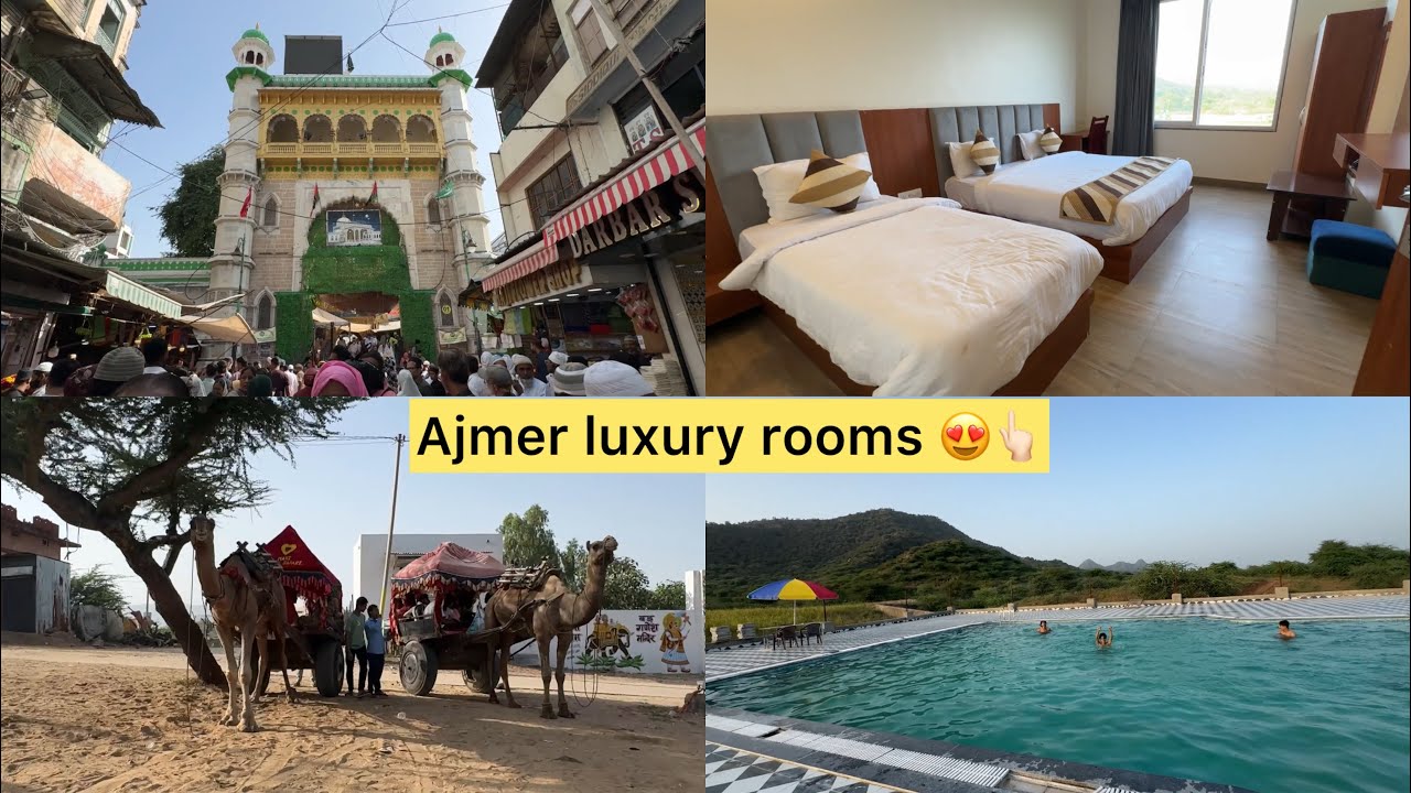 Ajmer ki sabse best hotel yaha milega luxury Rooms swimming pool bilkul free kese jay Pushkar gumne￼