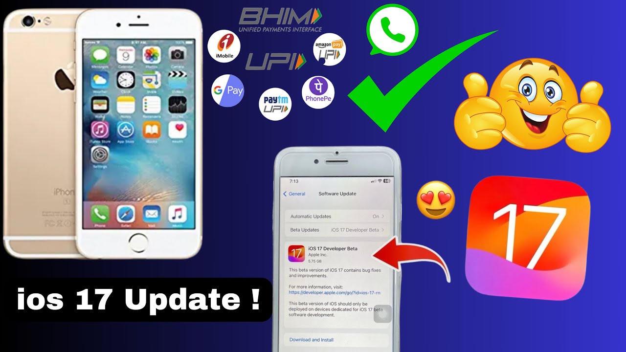 How To Use UPI,Google Pay,phone pay In Iphone 6/6+/5s | Google Pay iPhone 6 Me kaise chalaye #ios17