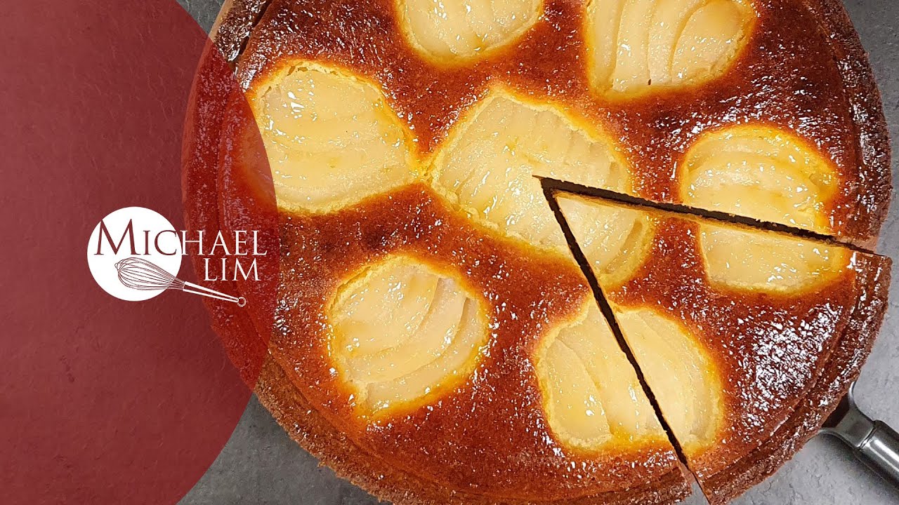 Traditional Pear And Almond Tart