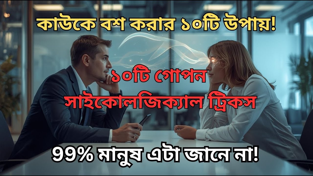 মানুষ চেনার গোপন সাইকোলজিক্যাল ট্রিকস, যা ৯৯% মানুষ জানে না! | 10 Psychological Tricks #lifehacks