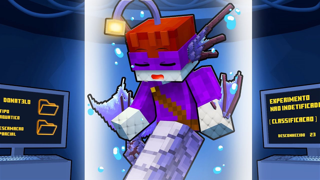 Minecraft... MAS EU SOU um EXPERIMENTO!