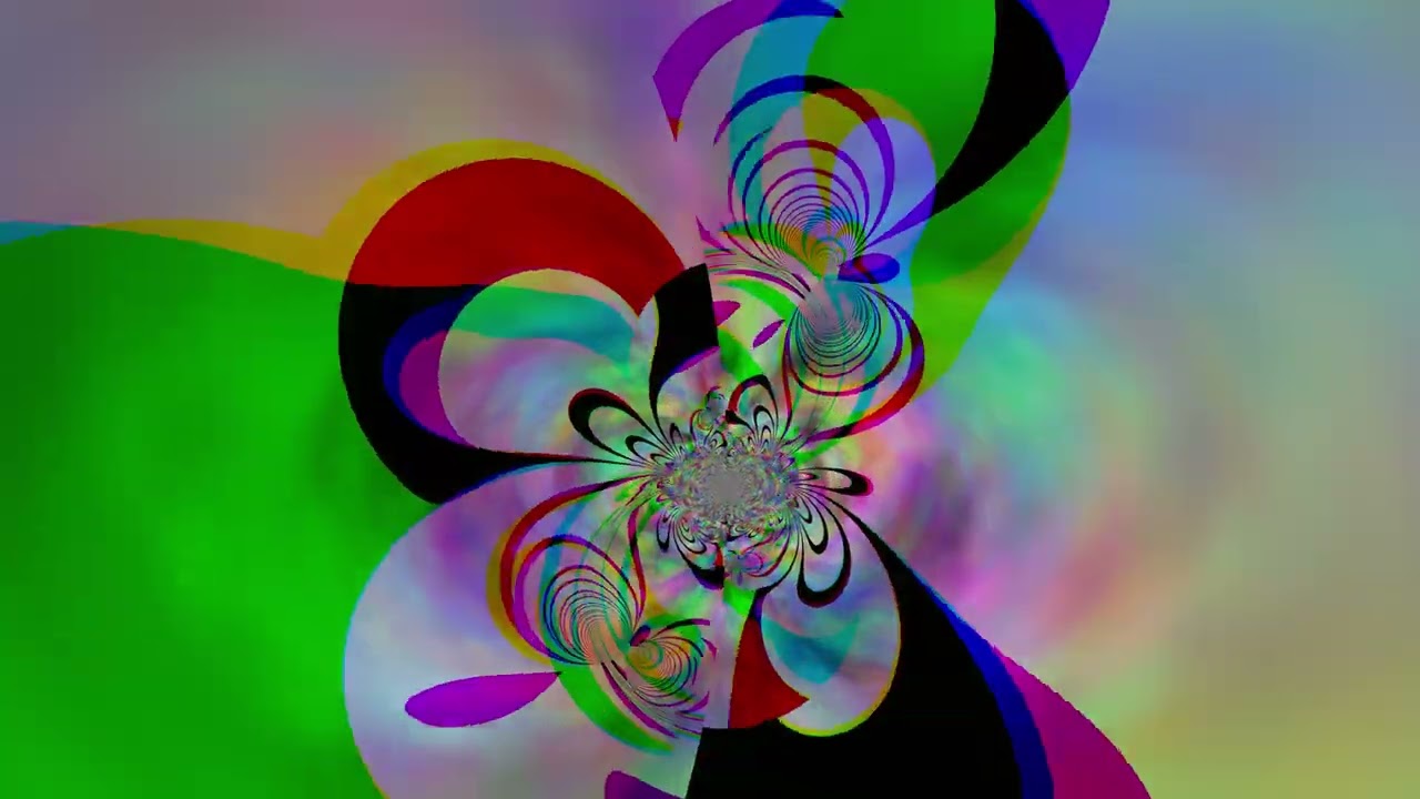 Abstract video synthesis loop 4K 60fps 180secs G8O8 016