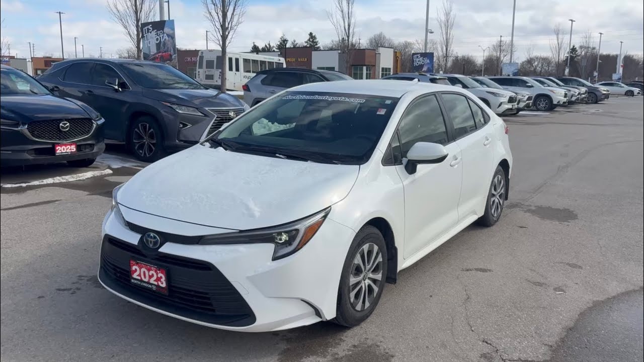 2023 Toyota Corolla Hybrid LE FWD with under 100,000KM for sale #londonontario