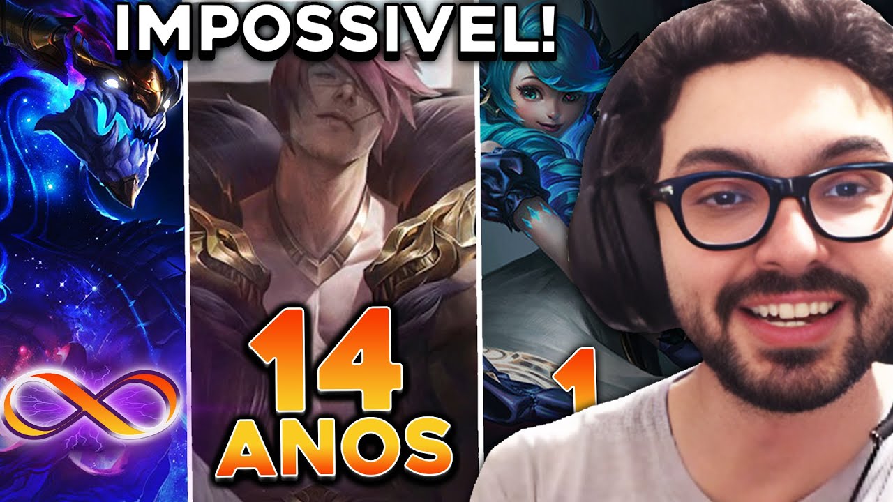 A IDADE DE CADA CAMPEÃO DO LEAGUE OF LEGENDS - MYLON REACT