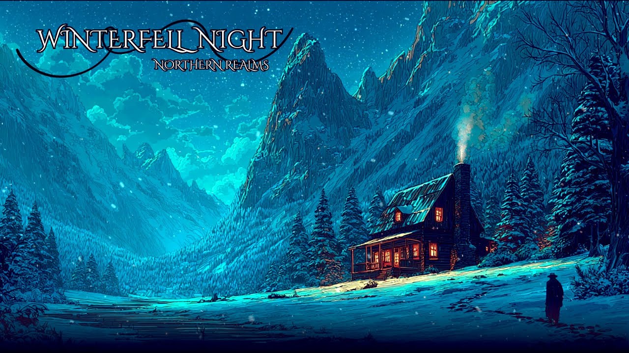 Nordic Winter Night ❄️ Celtic & Elven Fantasy Music | 2 Hour Ambient