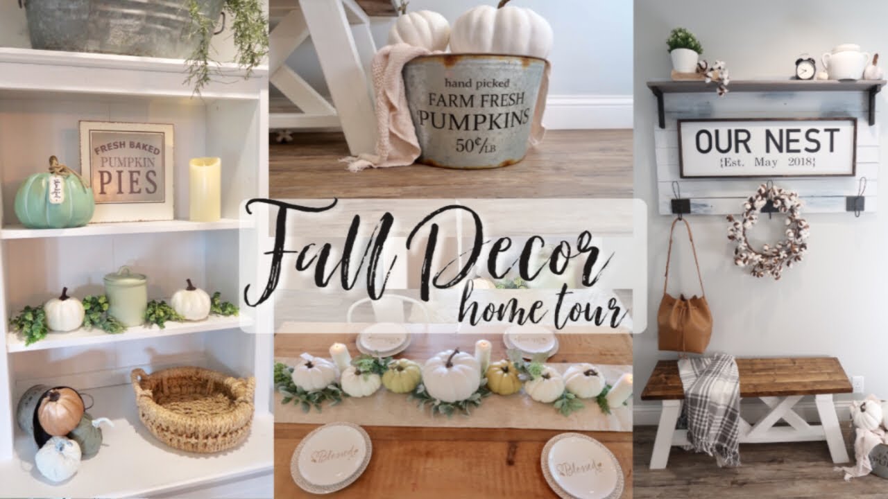 FALL HOME TOUR 2019 | FARMHOUSE FALL DECOR HOME TOUR | FARMHOUSE STYLE DECORATING