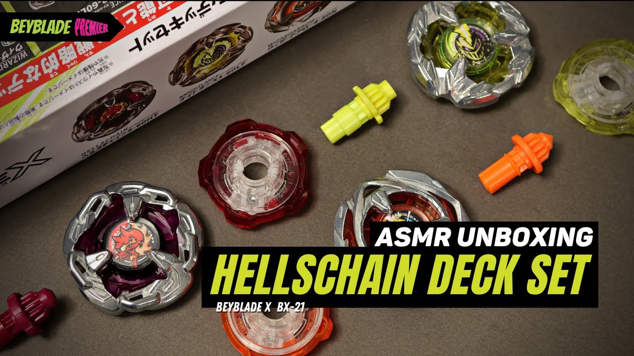 BX-21 HellsChain Deck Set in the MOST Satisfying ASMR Unboxing! 
