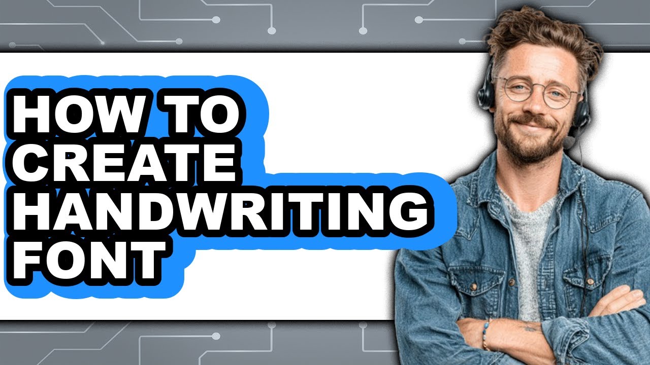 How to Create Handwriting Font - Full Guide
