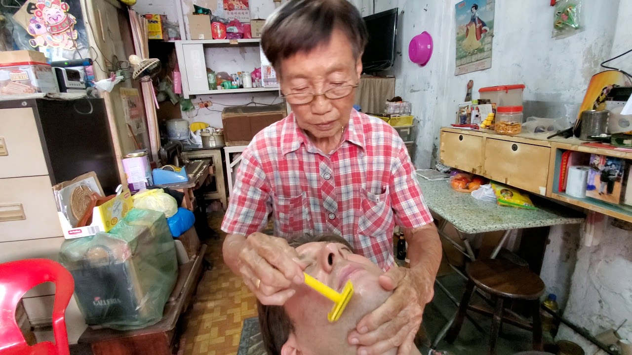 💈SHAVE by 84 Yr Old FEMALE BARBER 