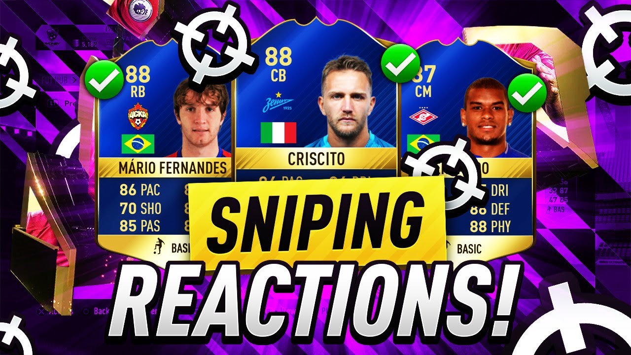 FIFA 17 | TEAM OF THE SEASON SNIPING REACTIONS EP20 | NEW TOTS SNIPING FILTERS