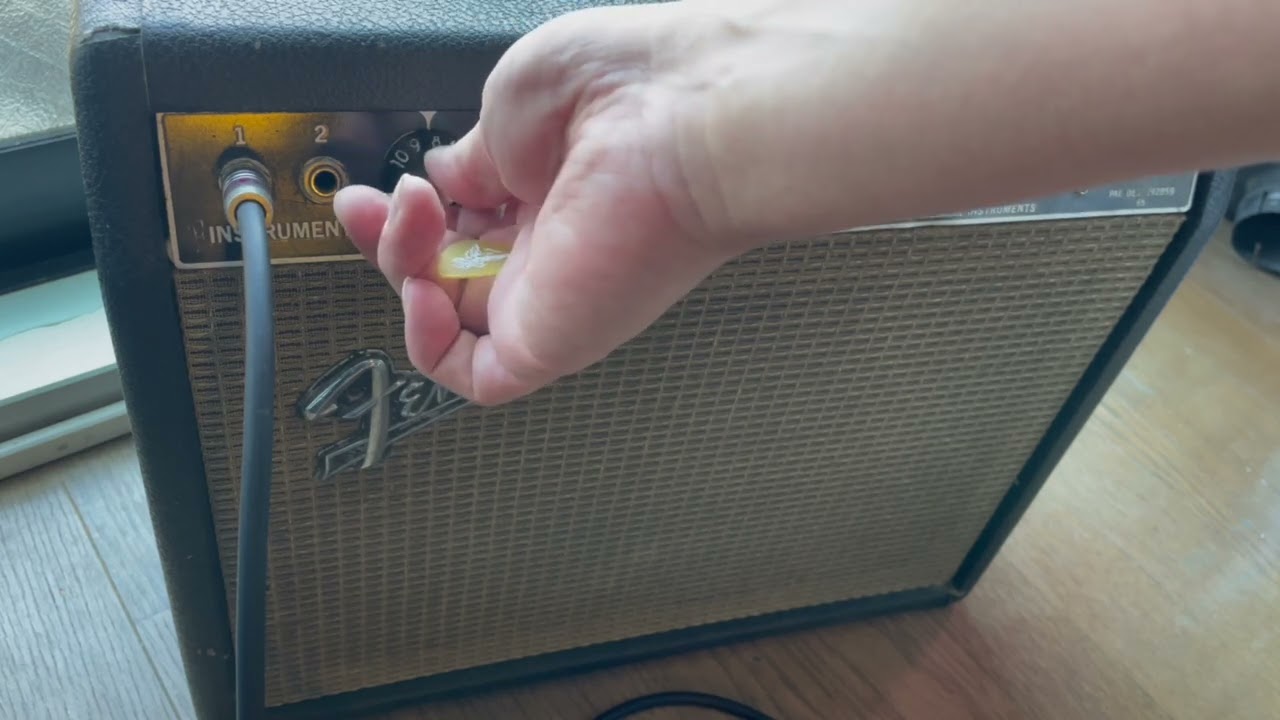 Fender CHAMP 1967年製　動作テスト