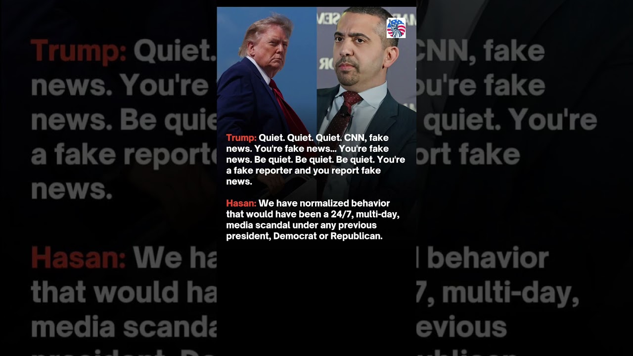Journalist Mehdi Hasan took to X to criticize President Donald Trump&rsquo;s repeated attacks on a CNN