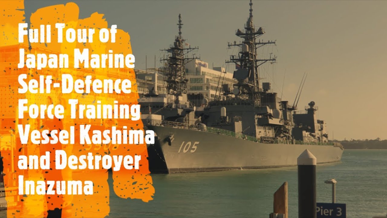 Full ship tour of Japanese Kashima (3508) and Destroyer Inazuma (105) in Auckland, New Zealand