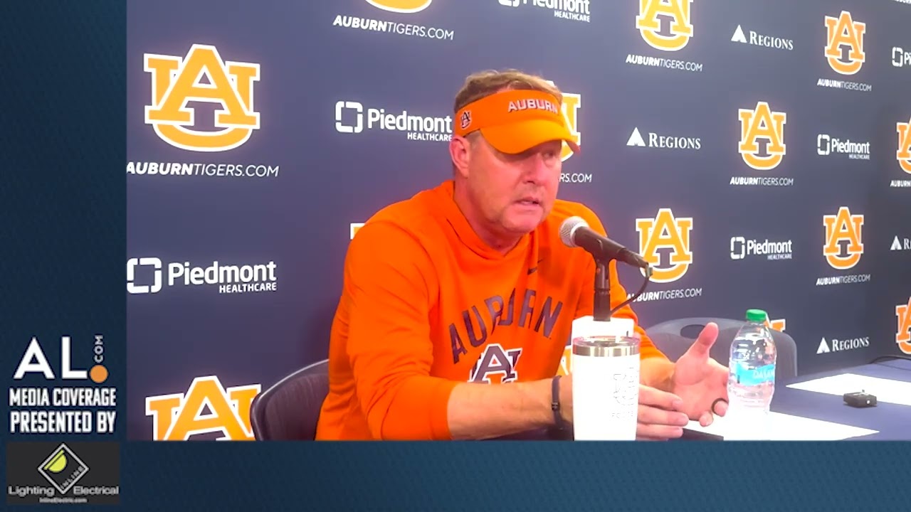 Hugh Freeze addresses the media following Auburn's 2OT loss to Mizzou