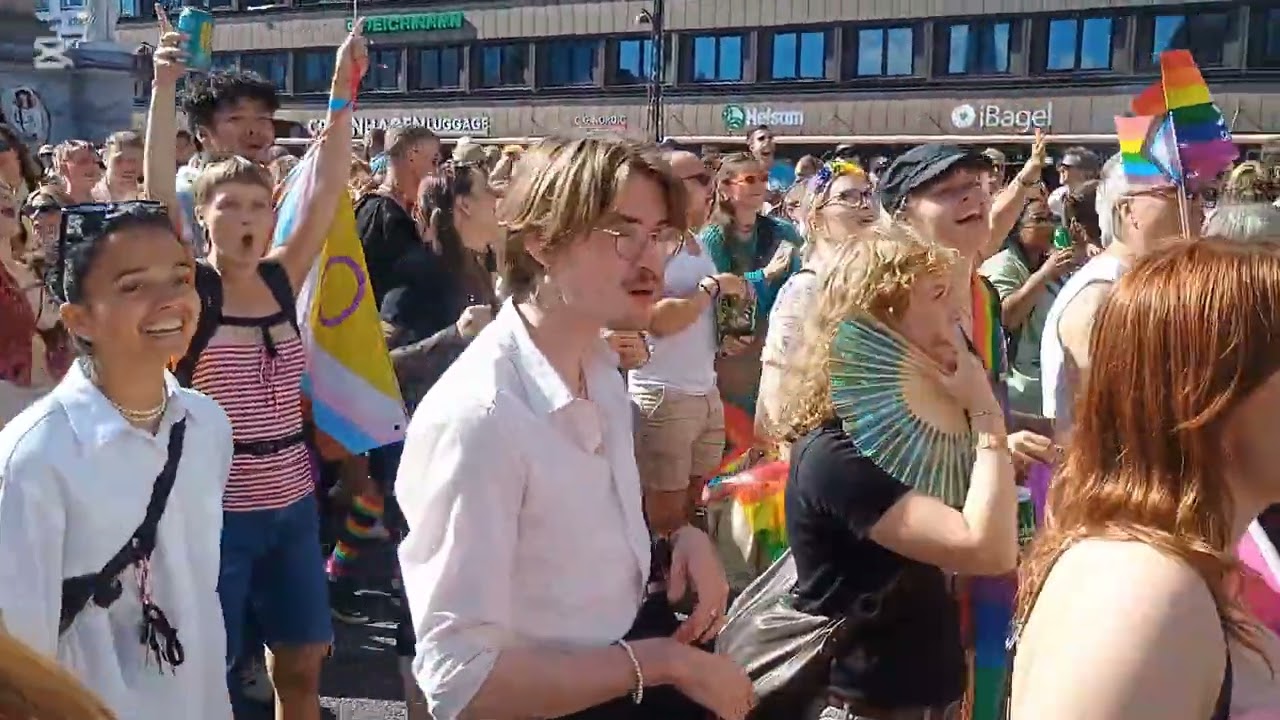 Copenhagen Pride Parade 2025 🏳️‍🌈 in the heart of Denmark!