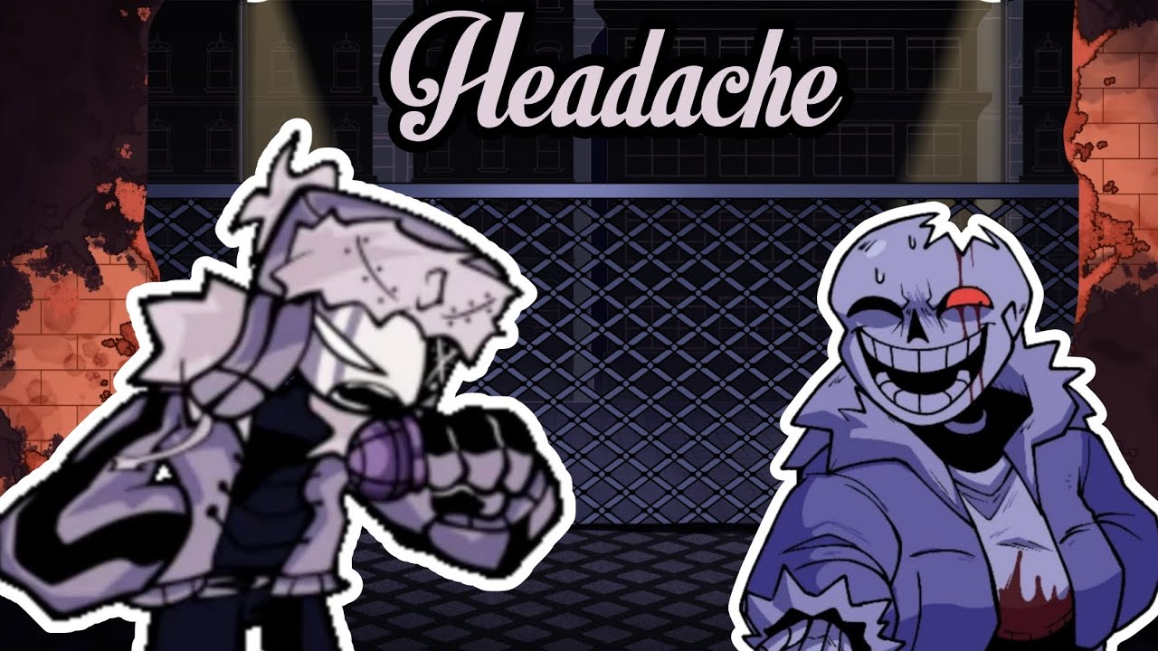 Headache(Old) But Ruv and Horror Sans sing it(FNF COVER)