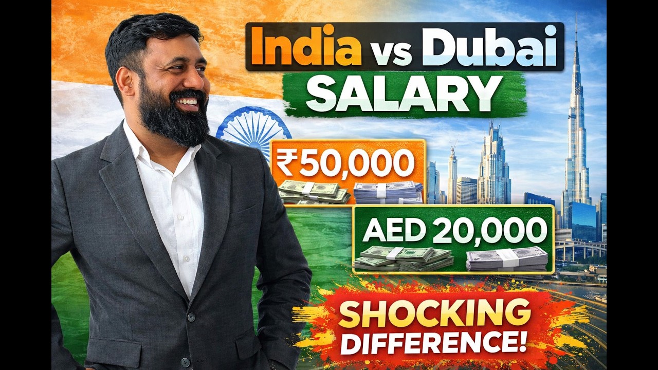 India vs Dubai Salary Comparison 2026 | Which is Better? #dubai