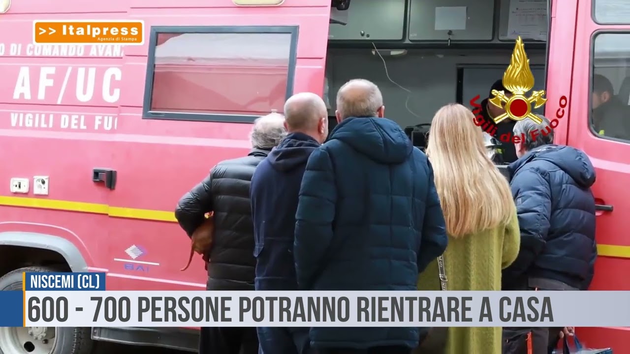 Niscemi: 600-700 persone potranno rientrare a casa
