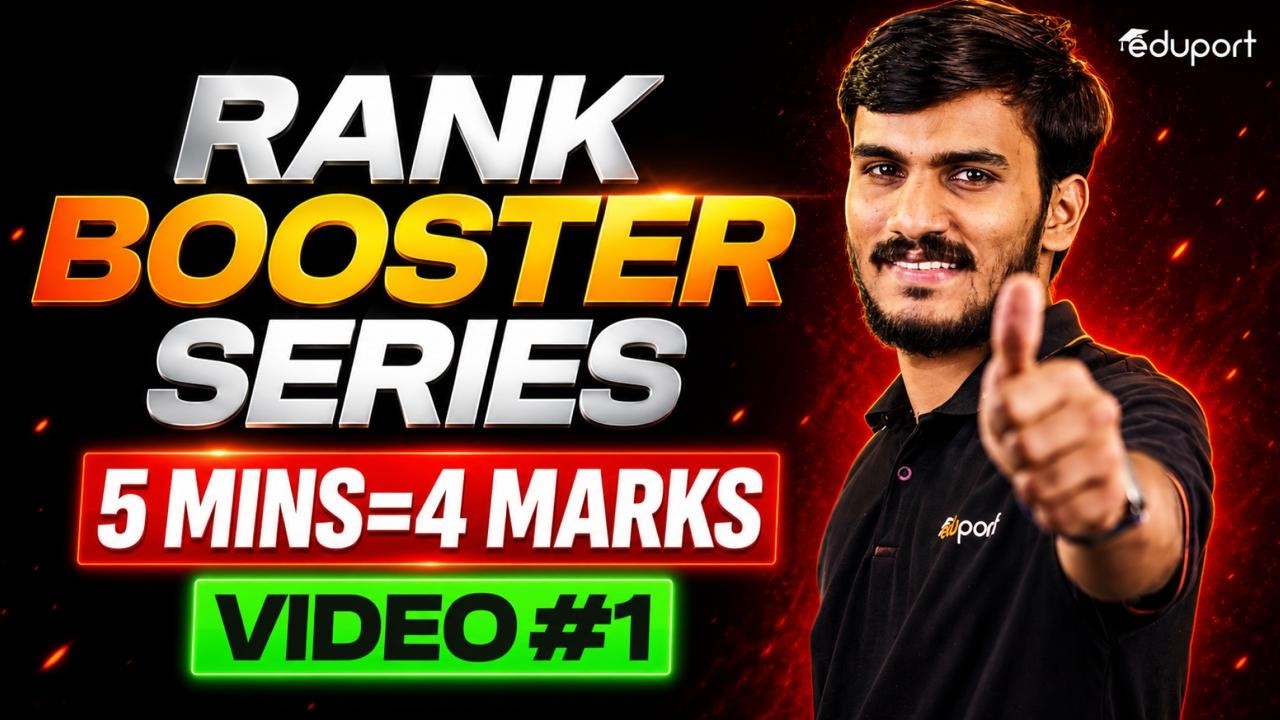 RE NEET 2026 | RANK BOOSTER SERIES | Eduport NEET