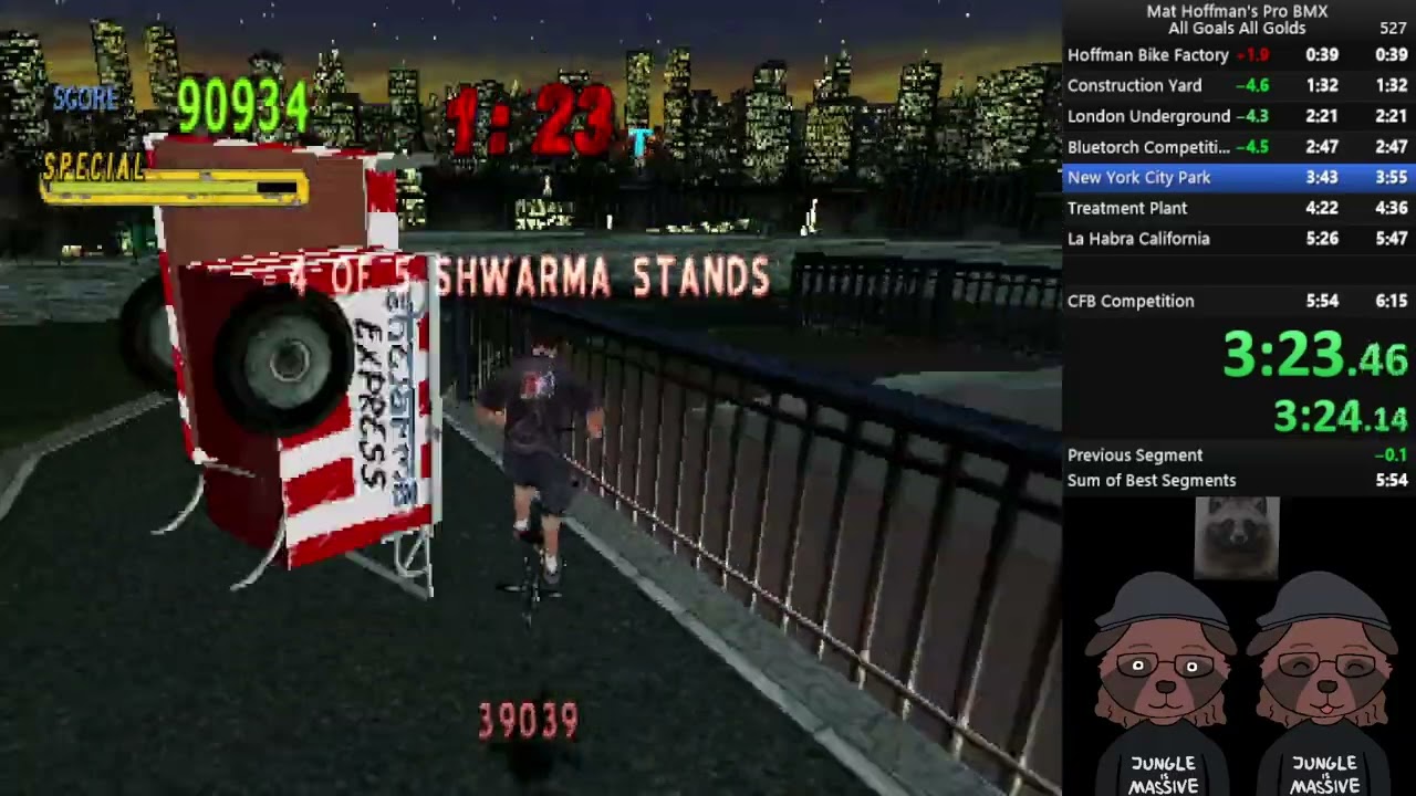 Mat Hoffman's Pro BMX - All Goals All Golds Speedrun in 6:01