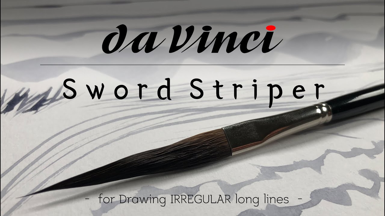 Want to know what this COOL looking brush can do?? daVinci Sword Striper
